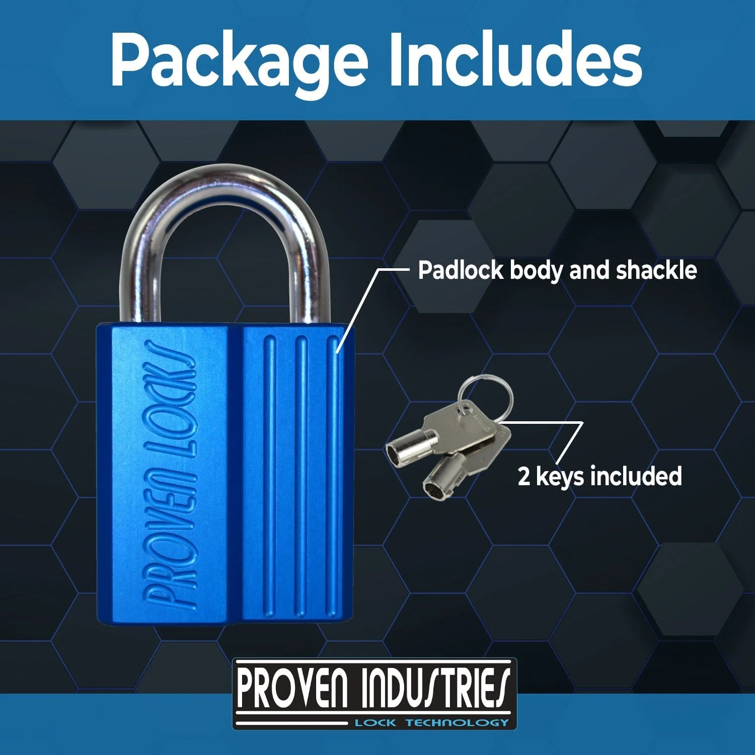 Heavy Duty Padlock-3/8" (10mm) Shackle - Image 5